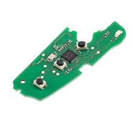 KEYDIY KD ZB09 - Placa PCB para Llave Inteligente de 3 Botones para Audi, Solo PCB, Sin Transpondedor, Proximidad/Sin Llave, 5 Unidades/Lote