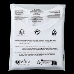 PE Clear Zipper Pouch, Transparent Reclosable Garment <b>Bag</b>, Waterproof Dustproof Plastic <b>Packing</b> <b>Bag</b> - Product Image 3