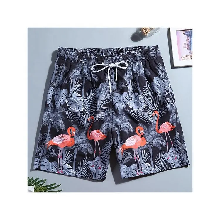 थोक गर्मियों पैंट डिजाइन अपनी खुद की जेब पुरुषों समुद्र तट बोर्ड Swimwear के शॉर्ट्स