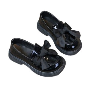 Mocasines con Detalle de Lazo y Estampado a Cuadros Primavera 2025, Zapatos Sin Cordones Negros Estilo Británico, Parte Superior de PU, Suela de Plataforma de Goma - Product Image 5