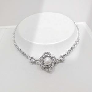 Pulsera de plata 925 con dijes, cadena fina, diseño moderno, hecha a mano, con circonitas y trébol, para mujer, precio al por mayor. - Product Image 4