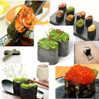 Gunkan Nori 7 coupes d'algues séchées certifiées Halal, feuilles de sushi, chips de fruits et légumes en vrac