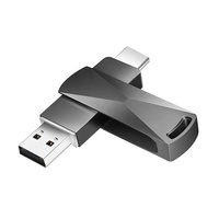 2 en 1 de alta velocidad OTG USB Flash Drive tipo C USB Stick Pendrive 16GB 32GB 64GB 128GB 256GB 512GB 1TB CLE USB 3,0