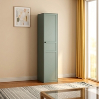 Armoire simple porte en acier moderne, durable, extensible et pliable, grande capacité, pour rangement de vêtements de chambre à coucher 2026