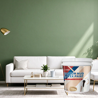 Peinture murale acrylique blanche mate, revêtement émulsionnel intérieur, peinture liquide pour la rénovation des chambres et des salons