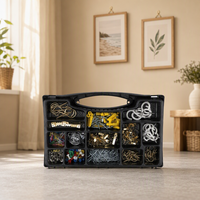 Ensemble d'outils multi-usages pour la maison en fer de haute qualité, 450 pièces, comprenant des clous, des vis, des crochets et plus encore, OEM disponible