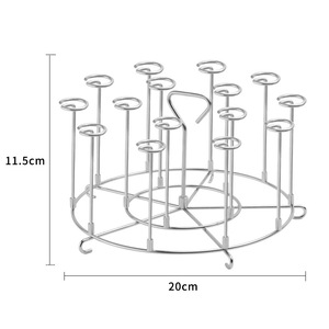 Ensemble de grilles suspendues multi-pièces en acier inoxydable pour friteuse à air et barbecue domestique - Product Image 6
