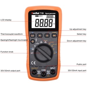 RuoShui Máy Phát Tín Hiệu 71B RTS Cặp Nhiệt Điện Bộ Hiệu Chuẩn Quy Trình Cầm Tay Điện Áp Dòng Điện Đầu Ra Điện Áp Vòng 24V - Product Image 6