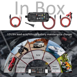 INSTABOX Chargeur d'entretien étanche 12V 6V 24V 5A 10A pour batteries AGM, plomb-acide et lithium de moto et de <span class=keywords><strong>voiture</strong></span> - Product Image 5