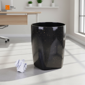 Poubelle de table en résine écologique de haute qualité Aleo, résistante aux traces, recyclable, <span class=keywords><strong>pour</strong></span> accessoires de salle de bain d'hôtel - Product Image 1