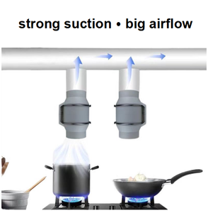 Extracteur de fumée pour salle de massage et salle de mahjong, déshumidificateur d'entrepôt, ventilateur de conduit à flux incliné - Product Image 4