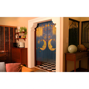 Luxury Bamboo Beaded Curtain Handmade Vietnamese Craftsmen Custom Room Divider Bohemian Design Blackout Light Control Durable - Product Image 6