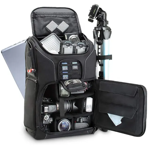 Индивидуальные однообъективных цифровых зеркальных фотокамер и записывающих 15,6 дюймовый ноутбук камера для хранения вещей и для хранения оборудовании защиты рюкзак чехол фотограф инструмент сумка для переноски