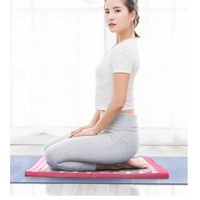 Tapis de yoga d'acupression en ABS, écologique, pour la thérapie sportive, avec housse personnalisable pour tous