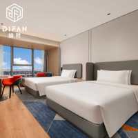 Ensemble de meubles de chambre d'hôtel sur mesure, de qualité durable, confortable, de luxe 5 étoiles, clé en main
