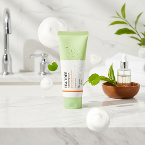 Apieu Pure Tea Tree 200ml Limpiador facial Espuma limpiadora suave para el cuidado efectivo de la piel - Product Image 3
