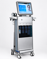 Appareil de beauté facial à l'hydrogène et à l'oxygène H2O2 de qualité supérieure, jet d'eau, hydrodermabrasion, appareil de lifting du visage, machine de soin de la peau