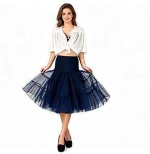 Jupe Tutu Princesse pour Femme, Jupe de Danse Ballet en <span class=keywords><strong>Tulle</strong></span> Superposé, <span class=keywords><strong>Jupon</strong></span> Gonflant pour Fête, Cosplay Hippie, <span class=keywords><strong>Jupon</strong></span> Mignon - Product Image 4