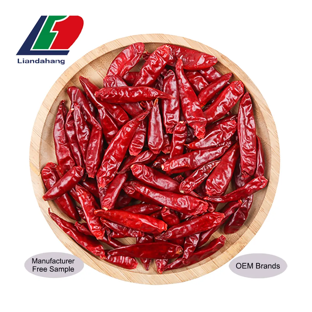 Chiles rojos calientes sin tallo, Chile sin tallo rojo seco, fabricante de chiles rojos