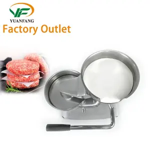 Factory outlet Manual Stainless Steel Burger Maker Beef Meatloaf Making Equipment Hamburger Patty Forming machine