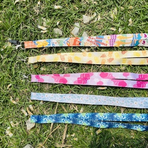 Custom Printed Polyester Lanyard ID Holder Keychain Multi-Printing Options No Minimum Order Completely Customizable