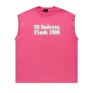 T-shirt personnalisé en coton lourd 100% tissu tricoté coupe surdimensionnée avec sérigraphie et fabricant de t-shirts à motifs de lettres - Product Image 2