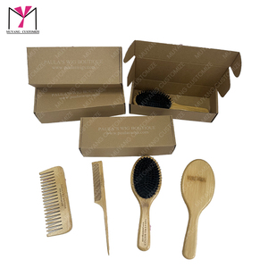 Peigne à crins électroplaqués de haute qualité MUYANG, brosse à bords larges, peigne à queue de rat, usage domestique et mode - Product Image 6