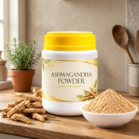 Poudre d'Ashwagandha 200g, complément alimentaire pour soulager le stress, fabriqué en Inde (Kerala)