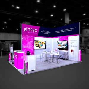 10x10 Backlit tradeshow gian hàng hiển thị hội chợ triển lãm đứng tùy chỉnh sự kiện gian hàng triển lãm Thiết kế gian hàng triển lãm mô-đun cho chương trình trang điểm - Product Image 2