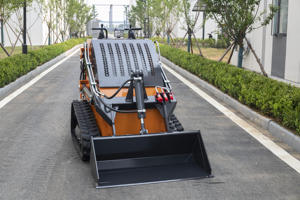 รถตักขนาดเล็กแบบยืน AT460รถตักตีนตะขาบเครื่องยนต์เบนซินเหมาะสำหรับบรรทุกของหนัก - Product Image 4