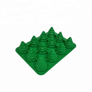 SANS BPA 3D <span class=keywords><strong>Sapin</strong></span> De Noël En Silicone de <span class=keywords><strong>Moule</strong></span> Faire Arbre De Noël Gâteau Chocolat Gelée <span class=keywords><strong>Moule</strong></span> - Product Image 2