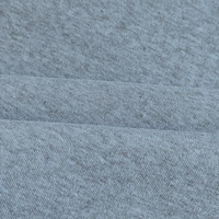 Fábrica al por mayor hilo teñido cáñamo gris 350gsm 100% poliéster un solo lado cepillado francés Terry Fleece Sudadera con capucha tela