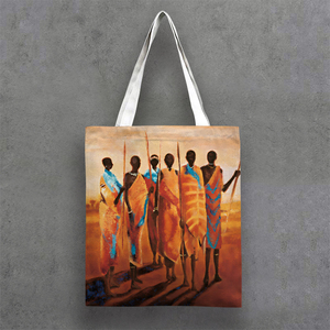 Bolsa <span class=keywords><strong>de</strong></span> compras <span class=keywords><strong>de</strong></span> lona con diseño <span class=keywords><strong>de</strong></span> patrón <span class=keywords><strong>de</strong></span> dibujos animados <span class=keywords><strong>de</strong></span> pintura <span class=keywords><strong>de</strong></span> <span class=keywords><strong>vida</strong></span> <span class=keywords><strong>de</strong></span> Mujer Africana - Product Image 3