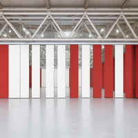 Cloison de séparation de pièce pliable automatique réglable mobile de luxe pour bureaux haut de gamme, hôtels, écoles, espaces événementiels