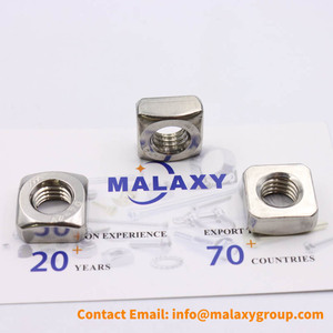 Tuercas Rectangulares Planas Malaxy China Fastener al por Mayor, M3 M4 M5 M6 M8, Tuerca Trapezoidal de Acero, Tuercas Cuadradas Deslizantes Roscadas - Product Image 5