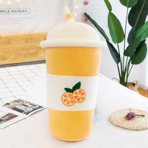 Jouet en peluche de 40cm, petite tasse de thé à bulles de fraise, oreiller de thé au lait de Boba, jouet en peluche - Product Image 6