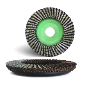 125Mm Độ Cứng Cao Kim Cương Mạ Điện Móc Vòng Lặp Flap Bánh Xe Mài Đĩa <span class=keywords><strong>3</strong></span>.0Mm Độ Dày Cho Bê Tông Gỗ Kim Loại Đa Năng - Product Image 6