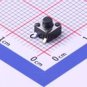 TS-1009S-AR04316 Tactile Switch SMD-4P,4.5x4.5mm Switch Single Pole Single Throw Round Button 1.6N Vertical Mount - Product Image 1