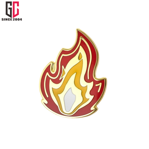 15 ans usine personnalisé métal émail épinglette dessin animé c'est <span class=keywords><strong>feu</strong></span> dur broche Badge vêtements chapeau artisanat cadeau - Product Image 2