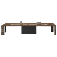 Design italien moderne Table de réunion de luxe Table de bureau de conférence Bureau de PDG Mobilier de bureau