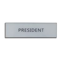 Plaque de porte personnalisée avec logo de marque, prix d'usine, en acrylique non lumineux, pour bureau, hall d'entrée, numéro de maison