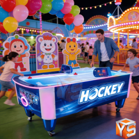 Table de hockey sur air professionnelle ZDYS, surface lisse en métal, 2 joueurs, excellent prix, directement de l'usine