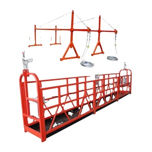 Plateforme suspendue électrique de construction à grande capacité, motorisée et contrôlée par PLC en acier - Product Image 1