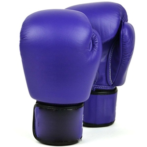 Gants de gymnastique pour adultes, en fibre PU, 12oz, luisant, style thaïlandais, pour la boxe, couleur violette, 10 12 14 16oz, 1 pièce - Product Image 6