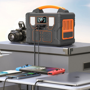 Station d'alimentation portable 300W pour le camping en plein air, batterie LiFePO4, charge solaire sans fil, contrôleur MPPT pour les voyages et l'utilisation en voiture - Product Image 4
