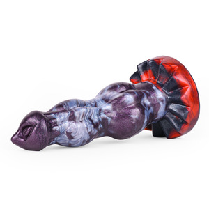 Dildo de silicona líquida suave con <span class=keywords><strong>doble</strong></span> nudo canino, 100% impermeable, ecológico, de <span class=keywords><strong>doble</strong></span> <span class=keywords><strong>uso</strong></span>, con punto elevado, tapón anal, unisex, vaginal - Product Image 5