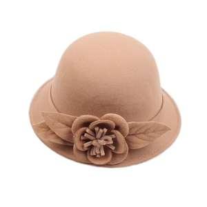 Sombrero Cloche de Fieltro Casual para Mujer, Estilo Iglesia, Novedad al por Mayor, Gorra Femenina Elegante - Product Image 1