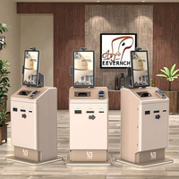 Système de gestion de kiosque intelligent en libre-service pour hôtels avec reconnaissance faciale, SDK et distributeur de cartes-clés pour équipements et services.
