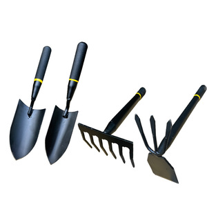 Manganese Steel Iron Shovel Hoe Rake Mini Flower Shovel Outdoor Digging <b>Tools</b> <b>Gardening</b> Beach Wild Vegetable Picking Model PS273 - Product Image 1