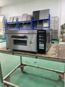 Horno de Pizza Eléctrico Comercial Estilo Italiano con Piedra Cerámica para Pizzería - Product Image 3